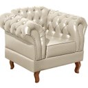 Ver imagem 6 de Conjunto Sofá Chesterfield Lugares 2 Poltronas Dom Pedro Bege