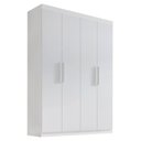 Ver imagem 5 de Guarda-Roupa Infantil 04 Portas Frente em MDF Angel Branco