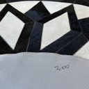 Ver imagem 2 de Tapete de couro redondo preto e cinza griss 2,00 diâmetro