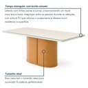 Ver imagem 7 de Conjunto Sala de Jantar 8 Lugares Retangular Tampo Vidro/MDF 200x90cm Mesa Diana e Cadeiras Espanha