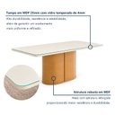 Ver imagem 5 de Conjunto Sala de Jantar 8 Lugares Retangular Tampo Vidro/MDF 200x90cm Mesa Diana e Cadeiras Espanha