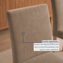 Ver mais imagens de Conjunto Sala de Jantar 8 Lugares Retangular Tampo Vidro/MDF 200x90cm Mesa Diana e Cadeiras Espanha