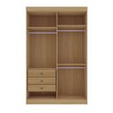 Ver imagem 4 de Guarda-roupa Infantil 04 Portas Frente em Mdf Angel