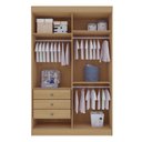 Ver imagem 3 de Guarda-roupa Infantil 04 Portas Frente em Mdf Angel