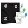 BALANCA BIOIMPEDANCIA DIGITAL INTELIGENTE COM BLUETOOTH MEDIÇÃO DE GORDURA HIDRATAÇÃO E CALCULO - 4