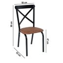 Ver imagem 4 de Conjunto 2 Cadeiras Karina Tubo