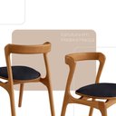 Ver imagem 5 de Mesa de Jantar Soláris 220cm Madeira Tampo Laminado Orgânico com 8 Cadeiras Solaris