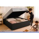 Ver imagem 6 de Cama Box Baú Crc Queen +Colchão Molas Ensacadas Plennus Ortobom 158x198