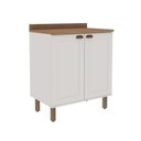 Ver imagem 6 de Cozinha Compacta 2 Peças com Tampo para Cooktop 100% Mdf com Rodapé