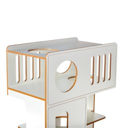 Torre Duque para Gatos - Linha Gatos Grandes 88cm de comprimento, 50cm de largura e 183cm de altura - 7