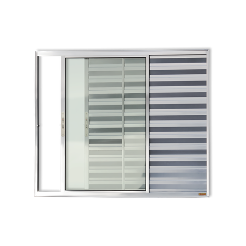 Veneziana Alumínio Confort 3F.80 x 100 V.Liso Anod.Brilhante Brimak