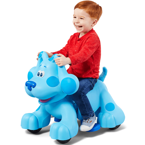 Cachorro Eletrico Rideamals Blue's Clues & You 6v Blue Azul