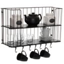 Ver imagem 2 de Prateleira Country Dupla com Ganchos