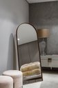 Ver imagem 5 de Espelho Vitral Creta - Linha Couro - - Caramelo - com LED - 140x70