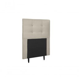 Cabeceira Cama Box Solteiro 90cm - Bege Suede - 4