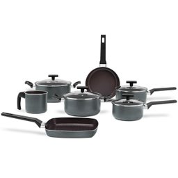 Jogo de Panelas Preserve Cinza Antiaderente Ceramic Life 7 Peças - Brinox 7238/121 - 1