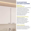 Ver imagem 7 de Armário Aéreo Duplo 120cm Soho CabeCasa MadeiraOriginals Branco