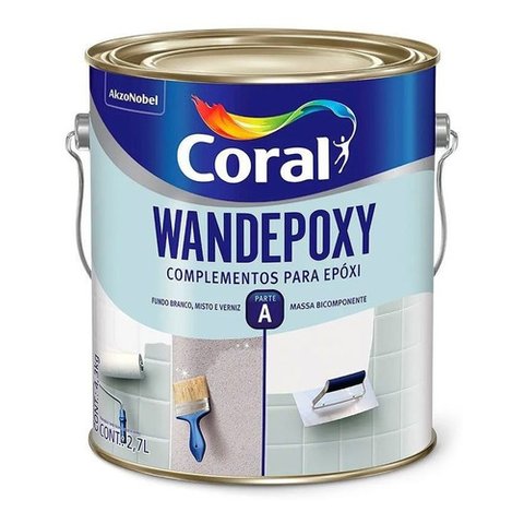 Tinta Epoxi Branco C/ Ctalizador Amida 2,7l Wandepoxy