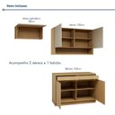 Ver imagem 5 de Lavanderia Modulada 3 Peças 5 Portas 2 Gaveta Simone Mendes com Rodapé Simone Mendes