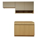 Ver imagem 2 de Lavanderia Modulada 3 Peças 5 Portas 2 Gaveta Simone Mendes com Rodapé Simone Mendes