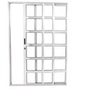 Ver imagem 2 de Porta Travessa de Correr 3 Folhas 210 X 180cm com Fechadura Linha 25