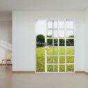 Ver imagem 1 de Porta Travessa de Correr 3 Folhas 210 X 180cm com Fechadura Linha 25