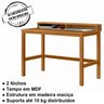 Kit 2 Mesas Para Computador 129X130 Nature Tebar - 4