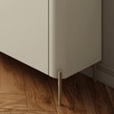 Ver imagem 2 de Balcão Buffet Bend 180cm em MDF 4 Portas Louro Luna com Pés Metálicos Marin