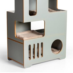 Torre Duque para Gatos - Linha Gatos Grandes 88cm de comprimento, 50cm de largura e 183cm de altura - 8