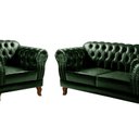 Ver imagem 2 de Sofá Dom Pedro 2 e 1 Lugares Decoração Sala Recepção Retrô