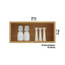 Ver imagem 4 de Armário Aéreo de Cozinha 80cm 1 Porta Basculante 100% MDF Vicenza Espresso Móveis Bege/Amêndoa/Off White