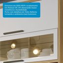 Ver imagem 7 de Armário Aéreo de Cozinha 120cm 2 Portas Basculantes Vidro Reflecta 100% MDF Vicenza Espresso Móveis Bege/Amêndoa/Off White