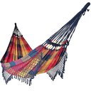 Ver imagem 2 de Rede de Dormir Descanso Casual Pernambucana Algodão Premium Cor Colorida