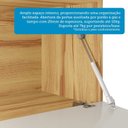 Ver mais imagens de Balcão de Cozinha 120cm com 2 Portas Basculantes 3 Gavetas e Tampo 100% Mdf Vicenza Espresso Móveis