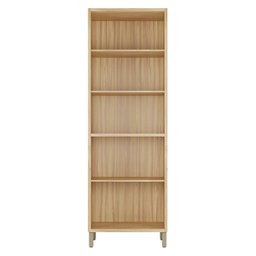 Paneleiro Duplo com 4 Portas e Vidro Reflecta 100% Mdf Vicenza Espresso Móveis - 4