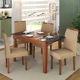 Mesa de Jantar Extensível 120cm Naturalle - 2