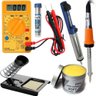 Kit Solda Ferro Multímetro Sugador Suporte Pasta 220v 40w - 1