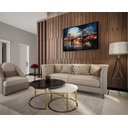 Ver imagem 2 de Quadro Decorativo Abstrato Canvas Cidades Ponte Turismo Nova York Gg