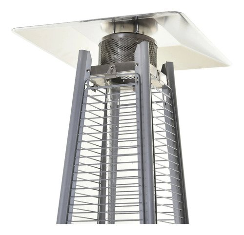 Conjunto 6 Aquecedores Ambiente Externo Pirâmide Aço Inox - 4