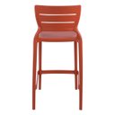 Ver imagem 6 de Banqueta Alta para Cozinha Tramontina Amélia Terracota em Polipropileno com Proteção Antimicrobiana