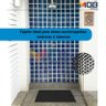 Tapete para Box Banheiro Ducha Grid 5mm 60x80 Antiderrapante Desenho do Tecidido:vazado; Cor:preto - 2