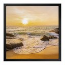 Ver imagem 1 de Quadro 50cm X 50cm Paisagem Sol e Mar Tropical Artes