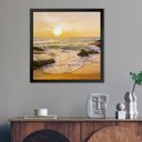 Ver imagem 2 de Quadro 50cm X 50cm Paisagem Sol e Mar Tropical Artes