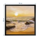 Ver imagem 3 de Quadro 50cm X 50cm Paisagem Sol e Mar Tropical Artes