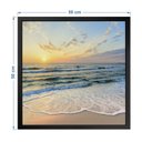 Ver imagem 3 de Quadro 50cm X 50cm Paisagem Praia e Mar Tropical Artes