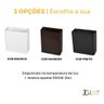 Kit 20 Arandela Led Efeito 2 Fachos Duplo 3w 3000k Opus - Preto - 3