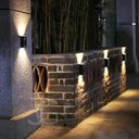 Ver imagem 7 de Kit 20 Arandela Led Efeito 2 Fachos Duplo 3w 3000k Opus - Preto