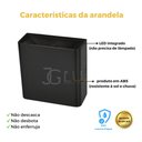 Ver imagem 2 de Kit 20 Arandela Led Efeito 2 Fachos Duplo 3w 3000k Opus - Preto