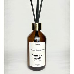 Difusor de Ambientes Cereja e Avelã 200ml Vidro - 1