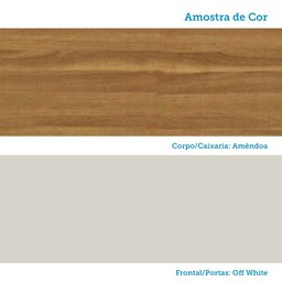 Armário Aéreo de Cozinha Canto Reto com 1 Porta e Mini Adega 100% Mdf Vicenza Espresso Móveis - 10
